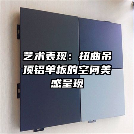 艺术表现:扭曲吊顶铝单板的空间美感呈现